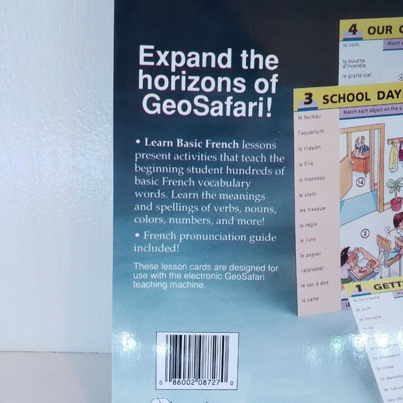 GeoSafari Learning Basic French pack - Picture 2 of 12